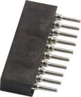 En-tête de WCON 1.27mm autour de douille de Pin Header Female 10 Pin Anti Vibration With Brass