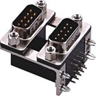 Type double rangée de Pin D de WCON D Shell Connector Right Angle 9 de connecteur masculin