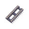 WCON 2.54mm IC Card Round Pin Header 2*14P DIP H=3.0 L=7.43 Row Of Pitch 7.62