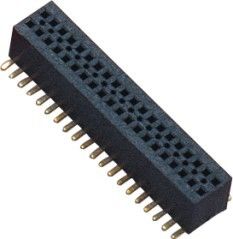 éclair femelle d'or de connecteur d'en-tête du 27h 2* WCON de 0.8mm pour l'électronique