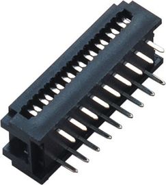 Connecteur en laiton 2.54*7.62mm PBT 30%GF UL94V-0 ROHS de prise d'IMMERSION de Sel Au/Ni 2*9P