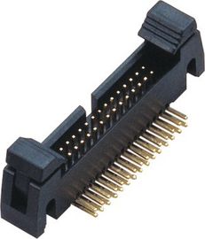 emballage court à angle droit de tube d'en-tête d'éjecteur de l'en-tête 1.27mm de verrou du noir UL94V-0 de 40P PA9T