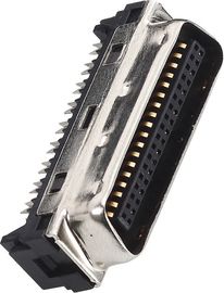 Le CEN droit masculin de connecteur de SCSI dactylographient le connecteur d'interface femelle de PA9T E/S