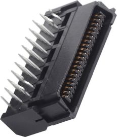 Type à angle droit masculin connecteur du lecteur D de Scsi de 1.27mm de la carte PCB E/S de 40P