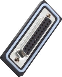 25P le connecteur femelle D-SUB conjuguent le type de soudure de rangées UL/ROHS de 6241-25FNG0B01