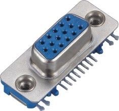 Type 15 bleu de WCON D du connecteur mâle 25mΩ Max Contact Resistance 500V AC/DC/noir