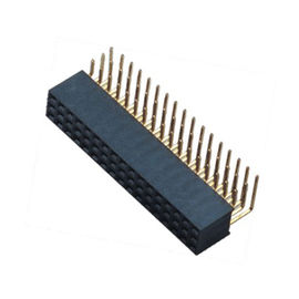 Type de recourbement lancement femelle 3.0AMP d'insertion de 90 degrés du connecteur 2,54 d'en-tête