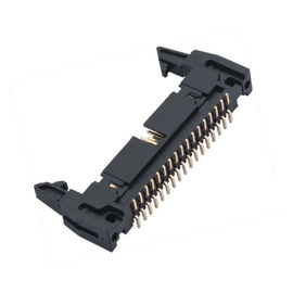 connecteurs d'alimentation AU ou Sn de carte d'oreilles de SMT d'en-tête de verrou de lancement de 2.54mm longs au-dessus de Ni