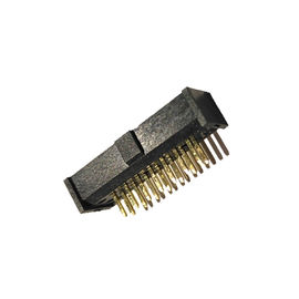 2,0 de lancement de boîte d'en-tête du connecteur LCP long Palstic type droit UL94V-0 du noir H=4.8