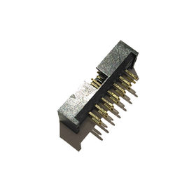 2,0 de lancement de boîte d'en-tête du connecteur LCP long Palstic type droit UL94V-0 du noir H=4.8