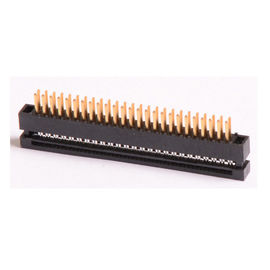 Noir sel.1U en laiton » Au/Ni du connecteur PBT de prise d'IMMERSION de lancement de WCON 2.54mm. plateau emballant UL94V-0