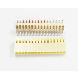 TYPE 2,54 fil à angle droit de M du TYPE 1 PA46 du connecteur 2P de gaufrette pour embarquer des connecteurs de style de cuir embouti