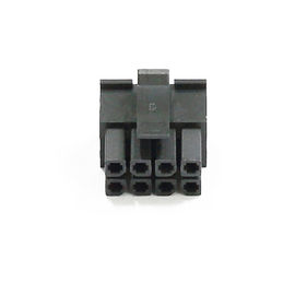 mini fil de logement de prise d'ajustement de 3.0mm Mirco pour embarquer le noir ROHS du connecteur PA66