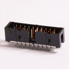 En emboutissant le connecteur 2,54 d'en-tête de coffret d'extrémité lancez le noir ROHS de 20P H=9.0 PBT