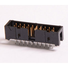 En emboutissant le connecteur 2,54 d'en-tête de coffret d'extrémité lancez le noir ROHS de 20P H=9.0 PBT