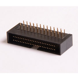 connecteur PA9T à quatre rang ROHS à angle droit noir d'en-tête de boîte de lancement de 1.27*2.54mm