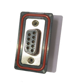 Noir ROHS de la preuve PBT de PIN Female Double Row Water du connecteur 9 de sous-marin de WCON D