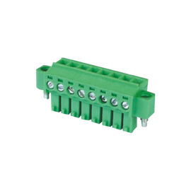 ligne verticale femelle que l'on peut brancher de TB de 3.50mm vert mat du bidon PA66 avec l'oreille