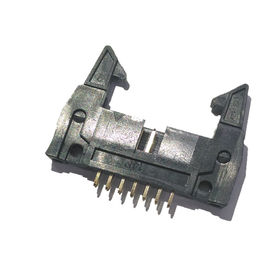 Long verrou de WCON lancement Pin Header, PBT directement 14 Pin Header Connectors de 2,54 millimètres
