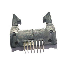 Long verrou de WCON lancement Pin Header, PBT directement 14 Pin Header Connectors de 2,54 millimètres
