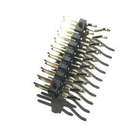2 types masculins PA9T à angle droit de connecteur d'en-tête de Pin bons/SMT avec le COURRIER/PAC