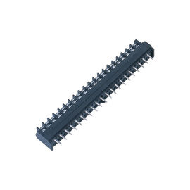 connecteur 2*14P de TB de barrière de 7.62*8.0mm avec l'éclair d'or de la serrure H=32.8 W=19.0 PBT