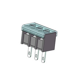 Type de D 7,62 connecteur 1*3P de TB sans noir de la PAC H=14.7 PA66 de la difficulté Hole&amp;W/T