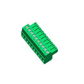 TB que l'on peut brancher vert de la carte PCB PA66 sans oreille 10P 3,50 WCON femelle ROHS