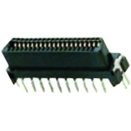 Type à angle droit masculin connecteur du lecteur D de Scsi de 1.27mm de la carte PCB E/S de 40P