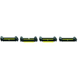emballage court à angle droit de tube d'en-tête d'éjecteur de l'en-tête 1.27mm de verrou du noir UL94V-0 de 40P PA9T