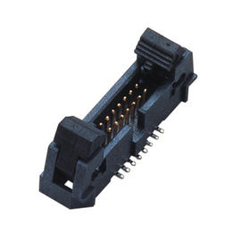 emballage court à angle droit de tube d'en-tête d'éjecteur de l'en-tête 1.27mm de verrou du noir UL94V-0 de 40P PA9T