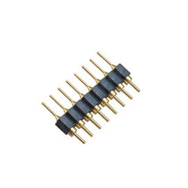 Éclair droit d'or de PPS BK H=3.0 de rangée usiné par 2.54mm de WCON Pin Header Dual