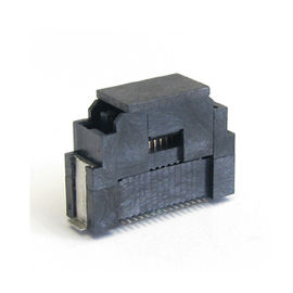 conseil droit masculin de SMT PA9T UL94V-0 de connecteur de lancement de 0.8mm pour embarquer le type de D