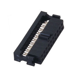 20 femelle de connecteur de prise de la borne 2.00mm IDC avec le bronze de phosphore de la bosse PBT Sel Au/Sn