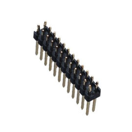2 * 20h 2,50 * 2,54 millimètres de lancement de noir du connecteur PA9T sans matte de PAC