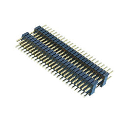 connecteur mâle De carte PCB de noir du plastique PA9T de double de rangée de connecteur d'en-tête de Pin de 1.27mm double