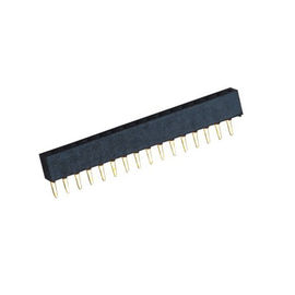 3,96 lancez la résistance de contact droite de la rangée simple femelle H=8.9mm d'en-tête de carte PCB 30mΩ maximum