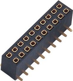 bronze simple de hosphor de SMT 4P de rangée de connecteur femelle d'en-tête de 3.96mm très utilisé dans l'électronique