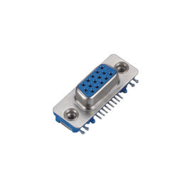 Type à angle droit 9 noir court femelle ou bleu de connecteur de SOUS-MARIN de D de PIN PBT