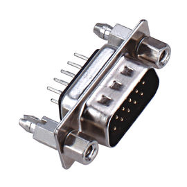 Type droit noir ROHS de double rangée femelle du connecteur 25P de SOUS-MARIN de WCON D de PBT