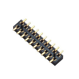 double femelle de connecteur d'en-tête de Pin de la rangée 180° SMT de 1.27mm avec le courrier et le métal différents