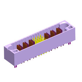 Le conseil hybride de puissance et de signal d'embarquer des connecteurs redressent le mâle d'ange un type IMMERSION avec les fourchettes ROHS