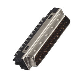 bronze de phosphore de type d masculin de polyester du connecteur 68pins de scsi de 1.27mm