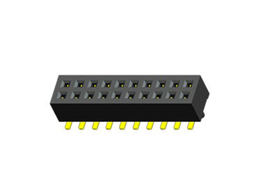 Conseil de WCON 1.00mm pour embarquer le noir femelle de SMT PA9T de connecteur d'en-tête de connexion avec le courrier