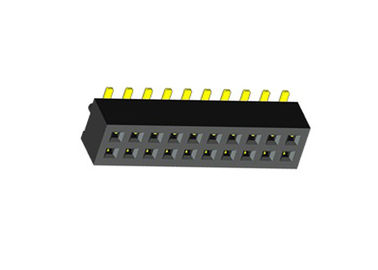 Conseil de WCON 1.00mm pour embarquer le noir femelle de SMT PA9T de connecteur d'en-tête de connexion avec le courrier
