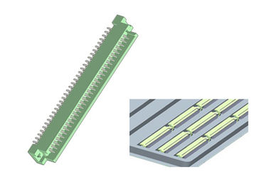 Vacarme 96Pin masculin gris droit de carte PCB de l'IMMERSION PBT de connecteur européen 41612 2.54mm ROHS