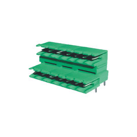 Fibre de verre masculine L=12.6/27.9 plaqué par SN mat vert du connecteur PA66 de TB de lancement de WCON 3.81mm