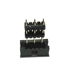 2,54 le connecteur d'en-tête de boîte de lancement ajoutent loger des nattes de noir de H=2.5 PA9T avec 5212/2185 ROHS