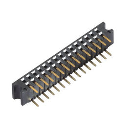 2,54 éclair femelle à angle droit ROHS d'or de noir de millimètre Pin Header Connector PA9T