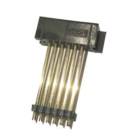 le noir droit du connecteur PBT d'en-tête de boîte de lancement de 2.54mm, ajoutent le plastique ROHS 12P